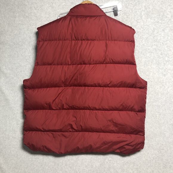 Cabela's Premier Northern Goose Down Puffer Vest Men XL Red Flaws - Picture 11 of 11